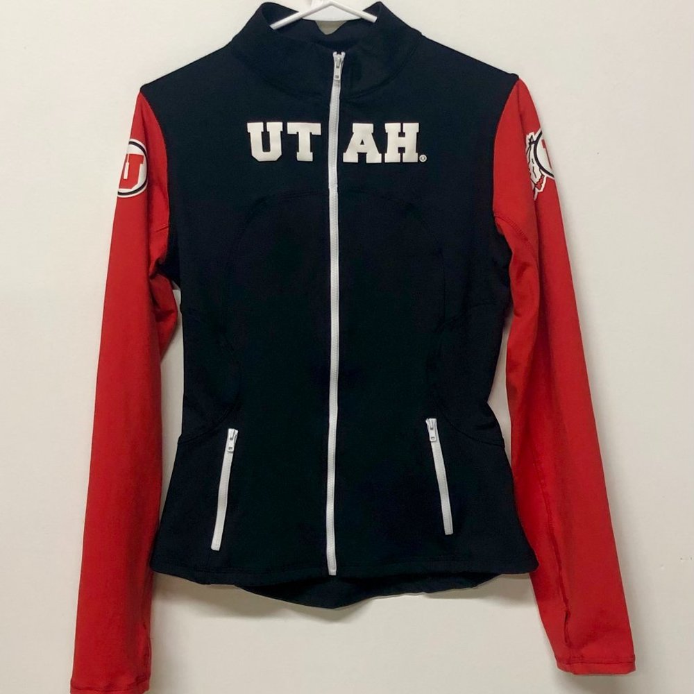 Utah Utes Women’s Full Zip Yoga Jacket (Size Small) Only One Ever Made!